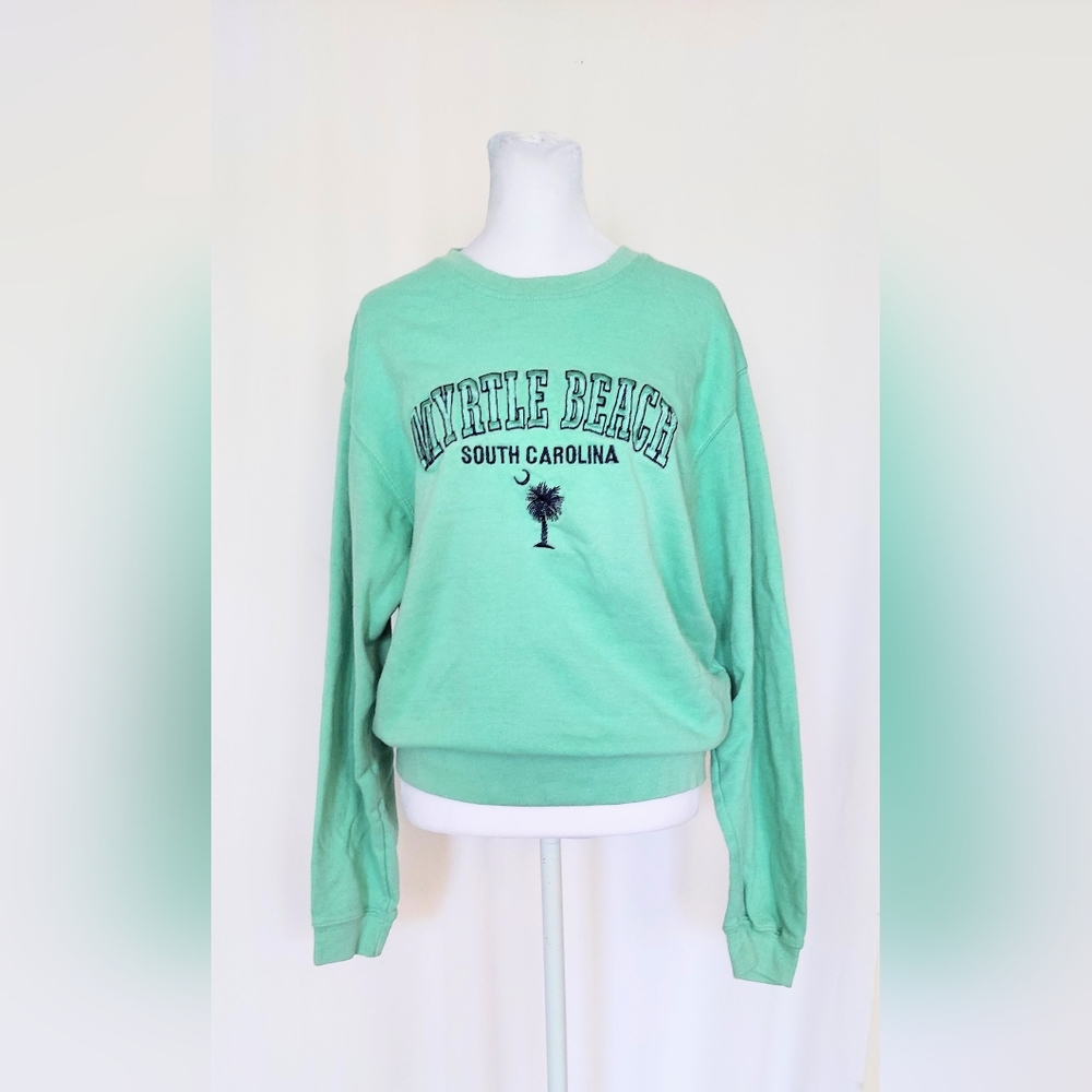 Myrtle Beach South Carolina Pacific & Co Sweatshirt Turquoise Size Small